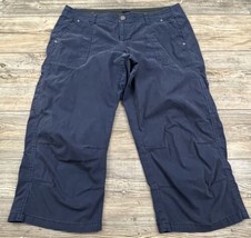 Kuhl  Capri Pants Kurve Splash Capri  Women&#39;s Size 14 Blue Hiking Campin... - $23.76
