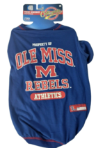 University of Mississippi Ole Miss Rebels Team Tee TShirt Pets First Lar... - £9.43 GBP