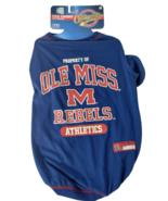 University of Mississippi Ole Miss Rebels Team Tee TShirt Pets First Lar... - £9.32 GBP