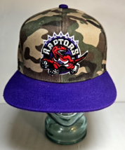Toronto Raptors Snapback Hat Camo Purple Mitchell Ness Adjustable HWC NB... - $14.99