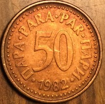 1982 Yugoslavia 50 Para Coin - £0.97 GBP