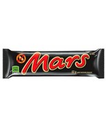 20 x MARS Chocolate Candy bar by Mars from CANADA 52g each  - $697.22 MXN