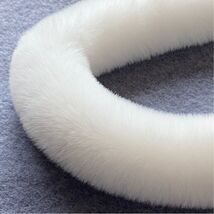 3 Meters- 3-5cm Faux Fur Trim, White Fur Trim, Ivory Fur Trim, Sewing Tape  - $7.50+