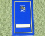 VINTAGE RBC ROYAL BANK OF CANADA BANK BOOK UNUSED 2005 FRENCH ENGLISH QU... - £8.48 GBP