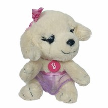 Barbie Great Puppy Adventure White Dog Ballerina Tutu Stuffed Animal 7.5&quot; - £16.23 GBP