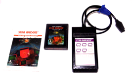 Atari 2600 Star Raiders Video Touch Pad with cartridge manual and overlay - £15.49 GBP