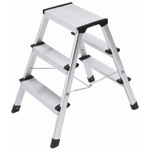 Hailo Folding Stepladder L90 Step-ke 2x3 Steps 60 cm 4443-701 - £84.17 GBP