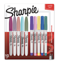 Sharpie Variety Pack Markers,Pastels, Pack of 10 (5 Fine &amp; 5 Ultra Fine ... - $8.95