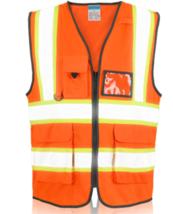 SHORFUNE Orange High Visibility Safety Vest XL - $265.15 MXN