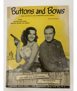 Buttons and Bows 1948 Sheet Music From Movie The Paleface Bob Hope Jane ... - £55.08 GBP