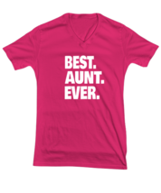 Aunty TShirt Best Aunt Ever, Favorite Aunt Heliconia-V-Tee  - £17.65 GBP