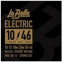 LaBella HRS LW 6-String Set with wound 3rd, Light 10-46 - $8.99