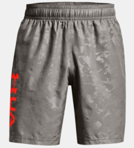 Mens Under Armour UA Woven Graphic Emboss Shorts CONCRETE GRAY - XXL/XL/... - $24.99