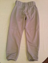 Alleson youth small baseball softball pants gray sports New - $8.59