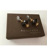 Retired SILPADA Smoky QUARTZ Dangle Sterling Silver 925 EARRINGS P1419 - $567.37 MXN