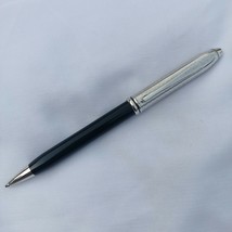 Cross Ball Pen Black Lacquer Townsend Barrel With Diamond Cut Rhodium Cap - $147.48