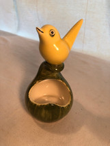 Pennsbury Pottery Bird On A Gourd Slick Chick Mint USA Hanging Bird Feeder - $14.99