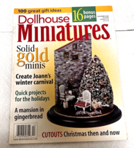 Doll House Miniatures Nutshell News For Crafters Dec 2000 Magazine Good Shape - £3.95 GBP
