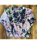 Gildan Unisex bleached Tie Dyed Heavy Blend™ Adult Crewneck Sweatshirt P... - £23.71 GBP
