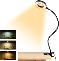 Clip on Light Reading Lights, 48 LED USB Desk Lamp with 3 Color Modes 10 Bright - £17.91 GBP