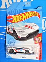 Hot Wheels 2021 Then And Now Series #164 &#39;17 Ford GT White w/ PR5s - £1.94 GBP