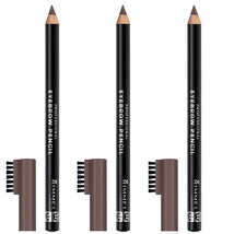 Pack of (3) New Rimmel Professional Eyebrow 002 Hazel 0.05 Ounces - £15.76 GBP