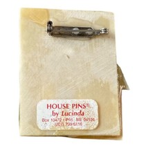Vintage House Pin By Lucinda Pink Black Cloud - $20.00