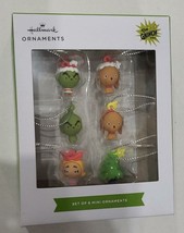 Hallmark Ornaments (Dr. Seuss How the Grinch Stole Christmas! Miniature, Set of  - £15.49 GBP