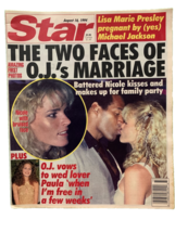 1994 August 16 Star News, The Two Faces of O.J.’s Marriage - $12.75