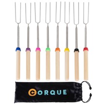 Marshmallow Roasting Sticks, Smores Sticks, Extendable, Camping Skewer F... - £11.96 GBP