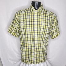 Men&#39;s Shirt Quiksilver Button Up Shirt for Men Plaid Medium - £7.57 GBP
