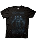 Doctor Who Vitruvian Angel Diagram and Text T-Shirt, Da Vinci Design Siz... - £11.40 GBP