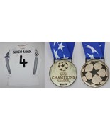 real madrid jersey 2013 2014 shirt sergio ramos ucl final + medal winner... - $169.91 CAD