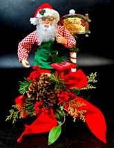 Vintage Santa Workshop Holiday Scene HOLIDAY CREATIONS, INC 1993 Musical - £34.88 GBP