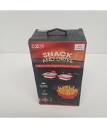 iRoad Snack &amp; Drive French Fry &amp; Sauce Holder Cup Holder Air Vent Holder... - £9.47 GBP