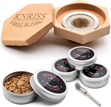 Knriss Cocktail Smoker Top Old Fashioned Kit For Whiskey Bourbon, Gifts For Men - £29.98 GBP