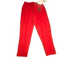 Caviar Cartel Skull Sweatpants Red with Skull Women&#39;s Size Large - $49.49