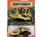 Matchbox Metal MBX Adventure 4/100 ROAD ROLLER Construction Vehicle Yellow - $4.64