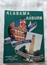 1979 Auburn vs Alabama Iron Bowl Game Program Legion Field - £19.43 GBP