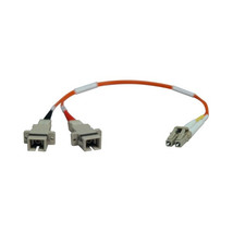 TRIPP LITE N458-001-62 0.3M DUPLEX MULTIMODE FIBER OPTIC 62.5/125 ADAPTE... - $59.00