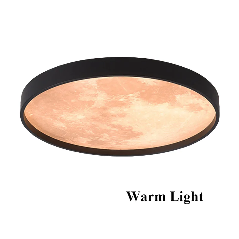 Creative Moon Ceiling Lamps  Simple LED Ceiling Chandelier Dining room Circular  - £206.17 GBP