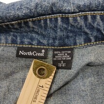 North Crest RN#56952 Women's Blue Full Button Denim Jacket Pockets Size S (6-8) image 3