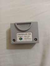 N64 Controller Pak NUS-004 OEM Official Nintendo 64 Memory Card - Tested &amp; Works - £10.23 GBP