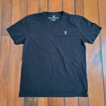 PYSCHO BUNNY V Neck T Shirt Size 5 (medium) Skull Cross Bones Bunny Logo... - $17.77