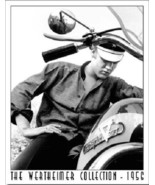 Elvis Presley On Motorcycle Wertheimer Photo Tin Sign Poster Reproductio... - €5,19 EUR