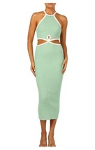 KMOLY Women&#39;s Cut Out Waist Bodycon Midi Mini Dress Sexy Backless Sleeve... - £14.21 GBP