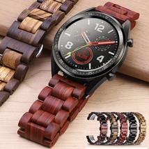 Wooden Bracelet + Tool. Wrist Watch Band 20mm 22mm Straps. For Samsung H... - $24.99