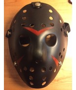 Jason Voorhees Mask - Black/Red - Dress Up - Halloween - Cosplay - Your ... - £7.00 GBP