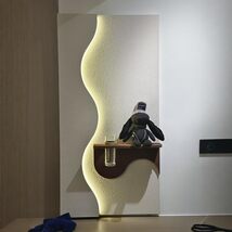 interoknack Oversized Modern Cream Sandstone 3D Wall Art with Glass Vase... - €1.118,67 EUR interoknack Oversized Modern Cream Sandstone 3D Wall Art with Glass Vase... - €1.118,67 EUR