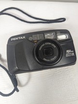 Vintage Pentax Camera IQZoom EZY-R 35mm Film Zoom Compact Flash + Battery WORKS - £47.96 GBP